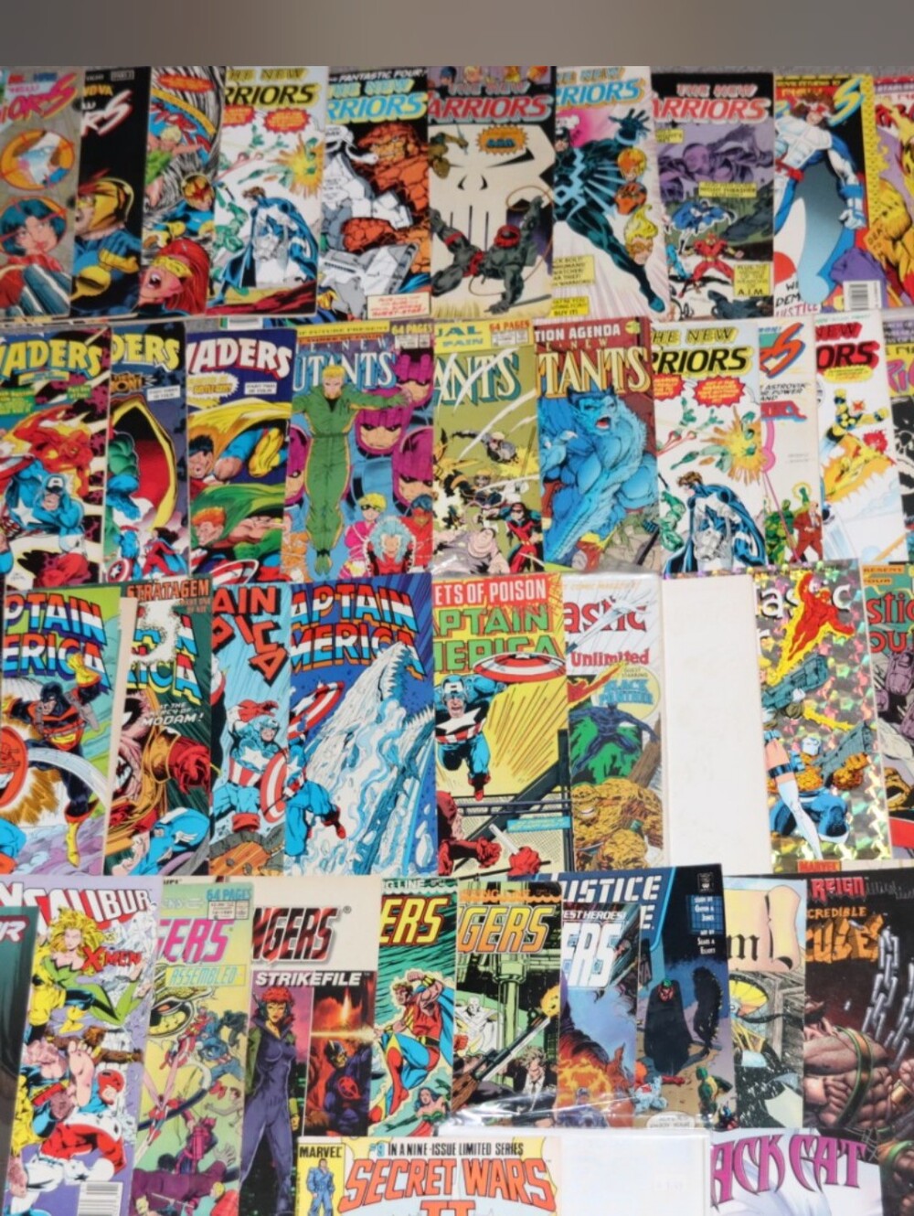 58 Marvel Comics 1990s Avengers, Captian America, Gi Joe, Spiderman Etc